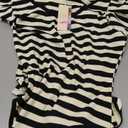 Dokotoo Womens Long Sleeves Bodysuits Striped Sexy Square Neck Sexy Tee Shirt Blouse Plus Size