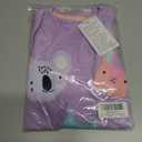 Toddler Girl Cotton Long Sleeve Sweatshirt Christmas Clothing 2-9Y (Purple)