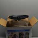 Warm & Cool Mist Humidifier - GloryAir Black 6L Quiet Top Fill Humidifiers for Bedroom Large Room with Smart Humidity Control, Remote Control, 7-Color Light, Humidistat, Oil Diffuser for Baby & Plants