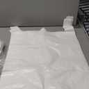 200 Large Plastic Grocery T-Shirt Bags - Plain White 12" x 6" x 21"