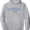 Vintage Carolina lacrosse Pullover Hoodie, Size Small