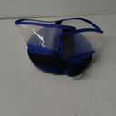 Inflatable Dog Cone Collar, Adjustable Size Velcro with Soft Padding Collar After Surgery for Medium Dogs to Stop Licking,Extra Enhanced Anti-Licking Guard Shield for Pets(Blue/M(6-9" Neck))