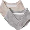 20LY 2 PCS Cotton Neck Warmer Scarves Wraps Soft Adjustable Women Men Winter Neck Gaiter for Air Conditioned Rooms Office Travel Outdoors