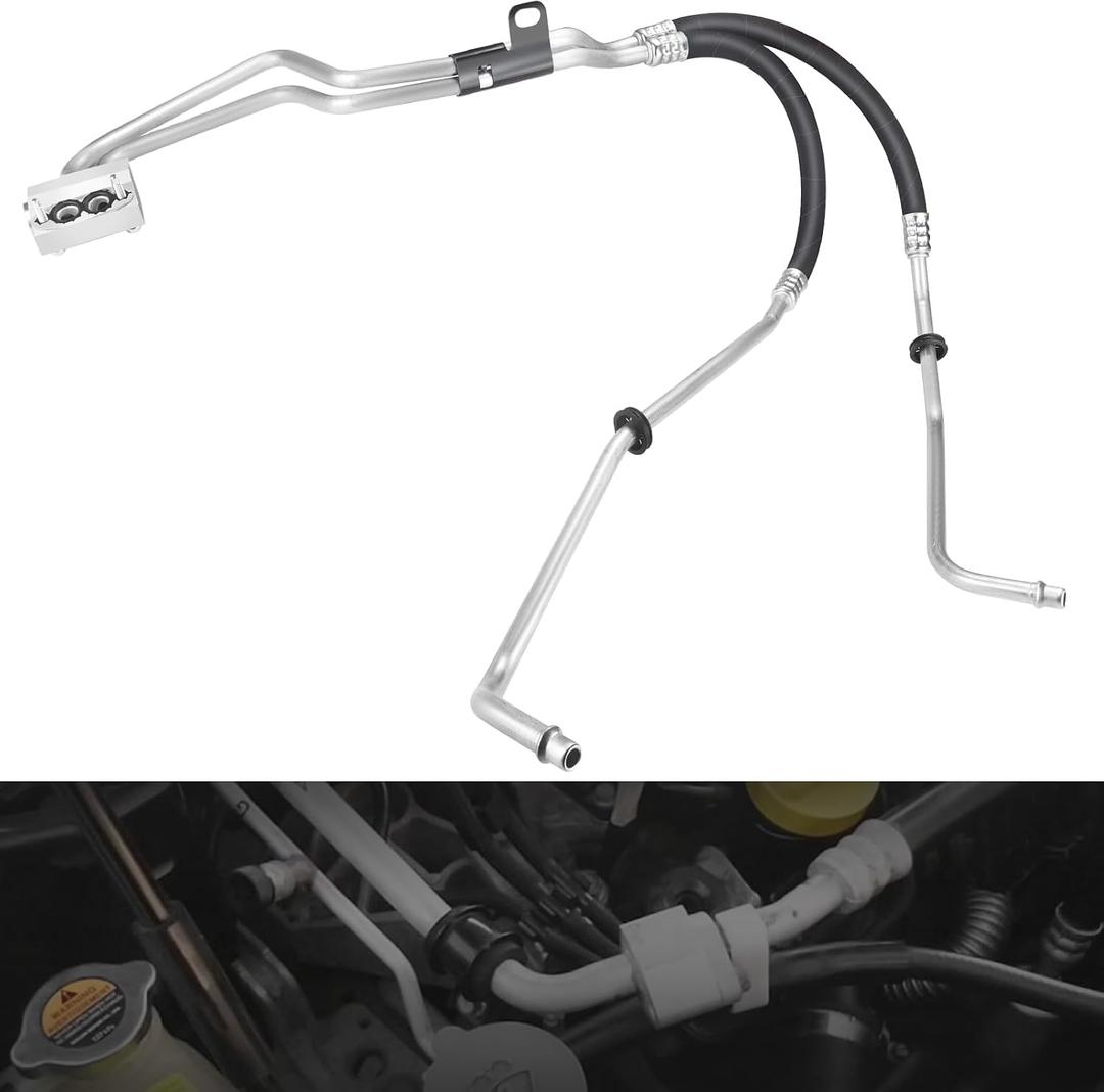 84828848 Engine Oil Cooler Hose Assembly - Engine Oil Cooler Lines Kit, Compatible with 2006-2014 Cadillac, Chevy, GMC Select Models, replace# 625-209, 20828695