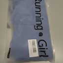 RUNNING GIRL Yoga Tank Tops for Women Built in Shelf Bra B/C Cups Strappy Back Activewear Workout Compression Tops (Blue, M)