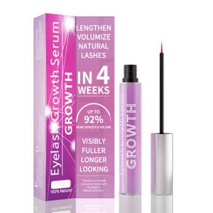 Eyelash Growth Serum with Natural Formula Advanced Lash Enhancing Serum for Longer,Thicker,Fuller Looking Lashes Gentle & Vegan for Eyelash Growth 0.17 Fl Oz (5mL) (Purple)