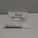 Sunzel Flare Leggings, Crossover Yoga Pants with Tummy Control, High-Waisted and Wide Leg (Large, Silver Grey)