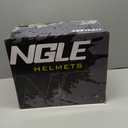 TRIANGLE Full Face Motorcycle Helmets,Off-Road Motocross Helmet for Men & Women,Dual Visor with Internal Tinted Sunshield,Open Face 3/4 Adult Racing Helmet DOT Approved(XXL) (Black White)