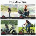 Oversized Bike Seat for Peloton Bike & Bike+, Comfort Seat Cushion Compatible with Peloton, Road or Exercise Bikes, Bicycle Wide Saddle Replacement for Men & Women, Accessories for Peloton