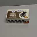 Rollerblade Office Chair Wheels, Set of 5 Replacement Casters for Desk and Gaming Chairs, Safe for Hardwood Floors, Tile, Laminate & Carpet, Support Up to 650 LBS, Easy Install, Universal Fit, Clear