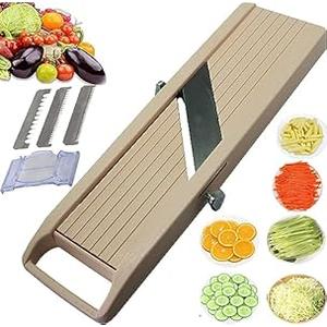Handheld Mandoline - Japanese Style Slicer for Vegetables, Cabbage, Cucumber & Carrots