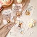 Vercraft 6 Pcs Bear Baby Shower Table Decorations Take One Sign Thank You Acrylic Sign Centerpieces with Stand 5 x 7" Floral Birthday Party Decorations