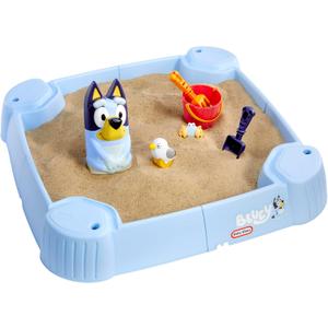 Little Tikes Bluey Beach Day Sand Box with 6 Accessories, Bluey Active Play, for Boys and Girls Ages 1-6 Years