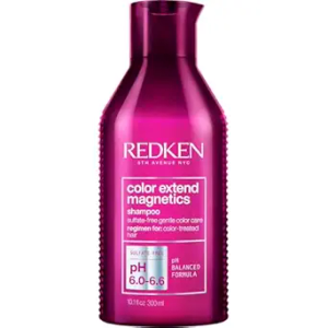 Redken Color Extend Magnetics Shampoo  For Color-Treated Hair  Gently Cleanses & Protects Color  With Amino Acid  Sulfate-Free  10.1 Fl Oz (Pack of 1)