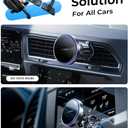 LISEN Car Mount Charger,Magnetic Wireless Car Charger for iPhone,Magnetic Phone Holder with MagSafe