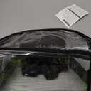 Paxiland Clear Backpack Stadium Approved 12126 with Reinforced and Wider Shoulder Straps, Small Clear Bag for Schools, Concerts, Work, Festivals and Sporting Events - Black