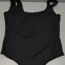 REORIA Bodysuit for Women Scoop Neck Sleeveless Tank Top Bodysuits 2025 Sexy Thong Bodysuit Basic Leotards for Women (Large, Black)