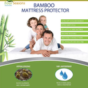 BAMBOO MATTRESS PROTECTOR - WATERPROOF FITTED SHEET MATTRESS COVER, King