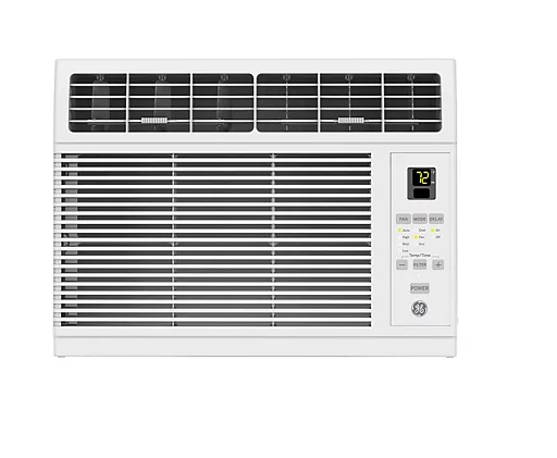 GE 6,000 BTU Window Air Conditioner for Small Rooms with Remote
