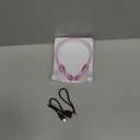 Kids Open Ear Headphones: Bluetooth 5.3 Air Conduction Open Ear Headphones Air Conduction Earbuds with Mic for Boys Girls School/Study/Listen to Music/Watch iPad(Pink)