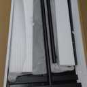 Standing Desk Adjustable Height, Mobile Stand Up Desks with Wheels Small Computer Desk Rolling Desk, Portable Laptop Desk Black Standing Table Sit Stand Home Office Desks 16"x31.5" Height 27"-43.5"