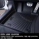 Floor Mats & Large Cargo Liners for 2013-2020 Nissan Pathfinder / 2013 Infiniti JX35 /2014-2020 Infiniti QX60,TPE All Weather Protection with Trunk Mat Covering the Backrest