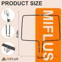 W10779716 Oven Bake Broil Heating Element by MIFLUS for Whirl/pool Kitc/henAid May/tag,Replaces PS11756277 EA11756277 AP6013650,Fits Models Starting with KER, KFE, KSE
