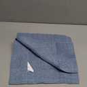 DriftAway Linen Textured Curtain Valances for Windows Light Filtering 3 Inch Rod Pocket Farmhouse Country Rustic Kitchen Valances for Bedroom Living Room Bathroom 14 inch Length Blue