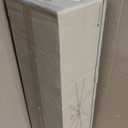 Modern Ceiling Fans with Lights, 100 Inch Ceiling Fan with Light and Remote,Living Room Library Cafe Outdoor/Industrial, 36W 3CCT 8 Aluminum Blades 6 Speed Reversible Quiet DC Motor, Black