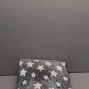 Large Self Warming Dog Bed Pad for Elevated Dog Bed Replacement Self Heating Warm Raised Cot Pad Mat with Corner Strap Removable Washable Soft Plush Cover Non-Slip Bottom Star(42 x 26 Inches)