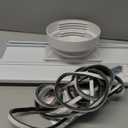 Gulrear Portable AC Window Vent Kit for Double-Hung/Small sliding windows 26"-47"Adjustable With 5.1"/5.9" Universal Coupler &2 Weather Strippings Fit LG/Hisense/Hair etc Portable ac Window Seal Kit