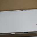 34" Folding Card Table,Square Portable Heavy Duty Plastic Game Table,White, 34IN