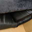 Lash Bed Topper, Ergonomic Curvy Massage Bed Topper Esthetician Bed Cushion, Non-Slip Spa Table Memory Foam Pad with Removable Cover, Ideal for Facials, Eyelash & Beauty Salon, 71"28" Black