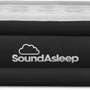 SoundAsleep Products Dream Series Luxury Air Mattress, ComfortCoil Technology, Built-in High Capacity Pump for Home, Camping- Double Height, Adjustable, Inflatable Blow Up, Portable - Twin Size