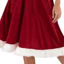 Women Mrs Santa Claus Costume Elegant Sweetie Christmas Fancy Dress Outfit (Medium)
