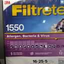 Filtrete NDP02-4IN-4 16×25×5 in. Pleated Air Filter, Ultra Allergen Reduction, Purple, MPR 1550, 3 Months - Quantity 4 (2 pcs)