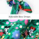 Disney Princess Frozen Elsa Minnie Stitch Toddler Girl Dress Bow Tie Straps Smocked Summer Outfit Birthday Party Clothes 5-Y