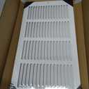16x8 Return Air Grille for 16"W x 8"H Duct Opening,Return Air Vent Cover | Steel Wall AC HVAC Air Vent Cover Grill HVAC Cold Air Intake Grille Without Filter House,Outer Dim:17.75"W X 9.75"H