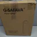 G-SAFAVA 62.5" Real Wood Floor Lamp for Living Room with Foot Switch Gold Arc Standing Tall Lamps for Bedroom Mid Century Modern Floor Lamps for Office Nursery Industrial Corner Reading Room Light