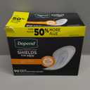 Depend Shields Incontinence Pads for Men, Light Absorbency, 90 Count