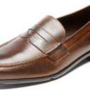 Rockport Men's Classic Lite Penny Loafers (10.5, Dark Brown)