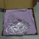 Wokceer Wedding Arch Backdrop Cover (7.2FT, 6.6FT, 6FT) Set of 3 Spandex Fitted Wedding Arch Stand Covers for Round Top Chiara Backdrop Stands Cover for Birthday Party Ceremony Decor Lavender