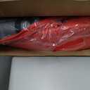 Leather Car Seat Covers Full Set with Lumbar Support, Waterproof Car Seat Cover, Universal Seat Covers for Cars, Trucks, SUVs, Sedans, Airbag Compatible, Front Pair and Rear, Red