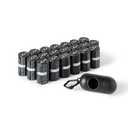 Amazon Basics Dog Poop Leak Proof Bags with Dispenser and Leash Clip, Unscented, 13" x 9" Large Size, 300 Count