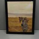 JD Art Gallery Poster Frame 18,5 x22,5 Black, Handcrafted with Sustainable Wood and Polished Plexiglass, Flexible Hanging in Horizontal or Vertical Format and Hanging Hardware Included