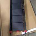 DIAMONDFORGE 6-Step Foldable Step Ladder Stool with Handle, Anti-Slip Wide Pedals & Feet, 800lbs Capacity, Sturdy Stepstool Folding for Adults in Home & Kitchen Use - Black Red