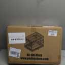 BestPet | Dog Crate | 18" | Black | Foldable Metal Kennel with Single Doors, Secure Slide-Bolt Latches, Leakproof Tray | Portable Dog Cage for Small Breeds | for Travel, Indoor & Outdoor Use