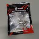 INJORA RC Hex Hub 12mm Brass Wheels Hex Hub Extension Black Hex Drive Adapter for 1/10 RC Crawler Axial SCX10 90046 D90 (15mm)