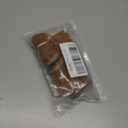 Puppy Snow Booties for Small Dogs, Chihuahua Booties for Winter, Tiny Cat Booties, Cat Shoes for Cold Weather Brown Label 2 (Label 2: Recommend Weight: 3.3-5.5 lbs (1.5-2.5kg))