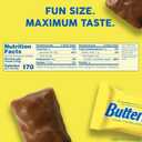 Butterfinger, Chocolatey, Peanut-Buttery, Fun Size Individually Wrapped Candy Bars, 10.2 oz each, Bulk 6 Pack